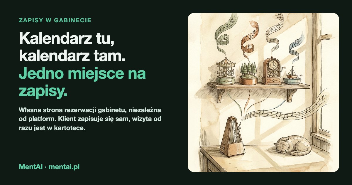 Cztery pozytywki grają osobno, a wszystkie nuty dostrajają się do jednego metronomu